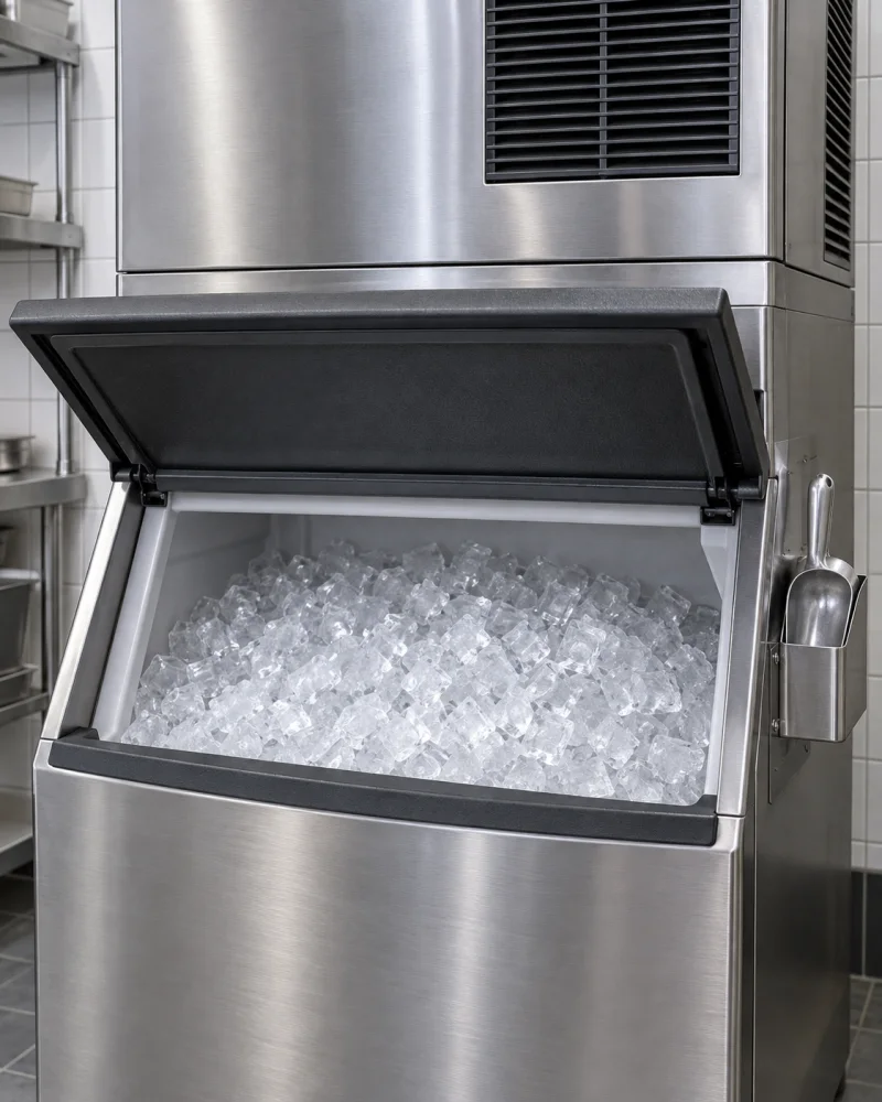 Ice machine service — equipment illustration